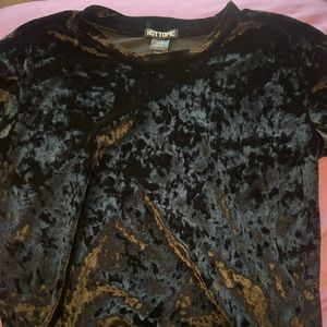 Black Velvet Shirt